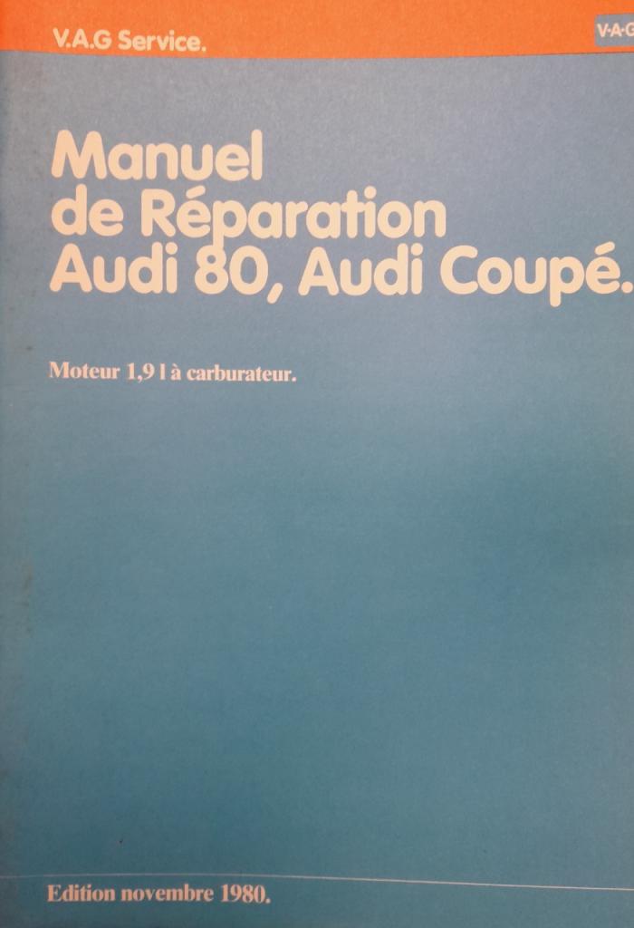 Audi 80 Audi coupé Manuel de réparation LesAnciennes.com
