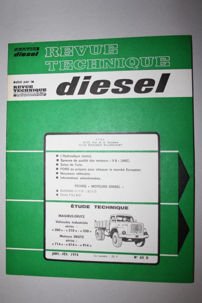 Revue Technique Camion MAGIRUS-DEUTZ LesAnciennes.com