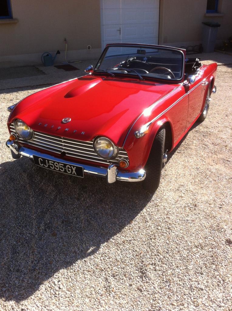 TRIUMPH TR4A IRS overdrive - 1966 LesAnciennes.com