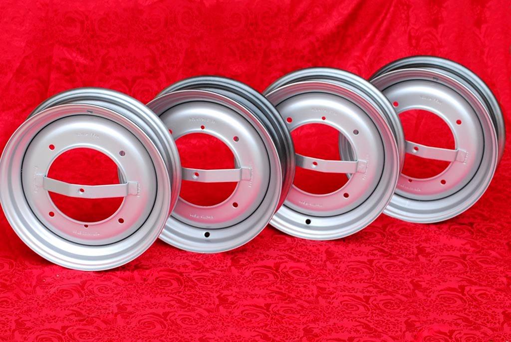 1 pc. jante Fiat Autobianchi OE steel 3.5x12 ET28 LesAnciennes.com