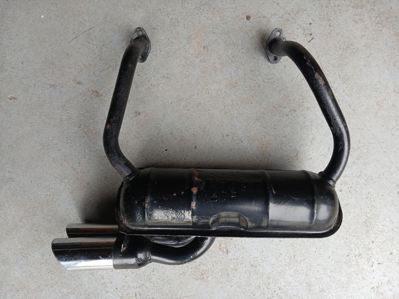 Silencieux échappement double sortie FIAT 500 LesAnciennes.com