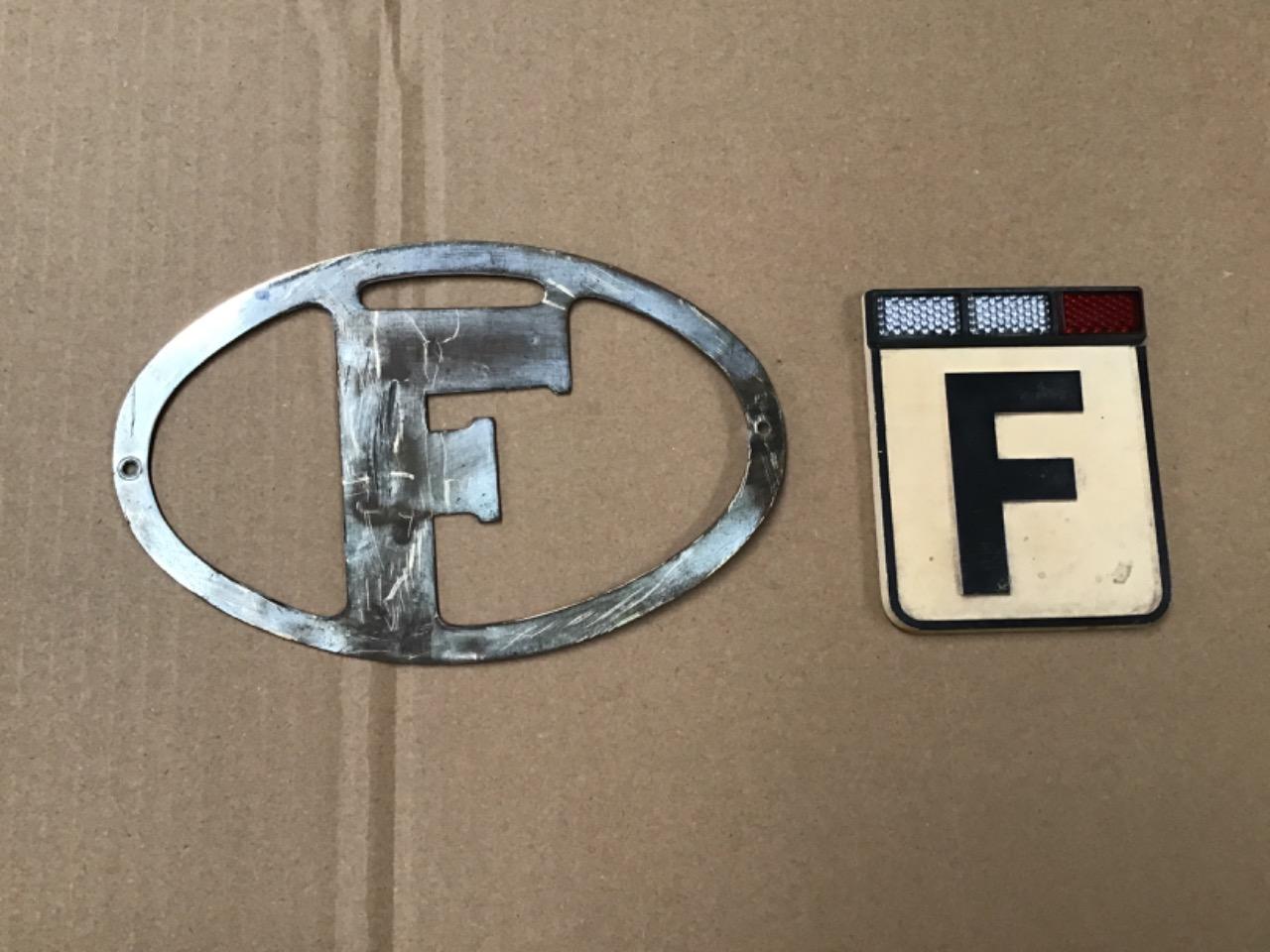 PLAQUES F LesAnciennes.com