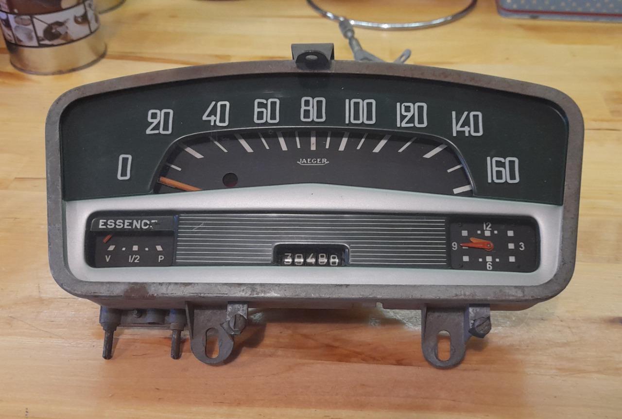 Ancien compteur Citroën DS ou ID 19 LesAnciennes.com