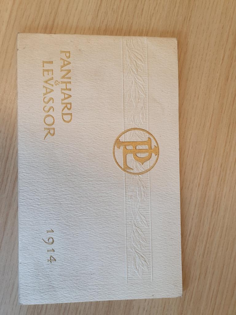 Rarissime catalogue Panhar Levassor 1914 LesAnciennes.com