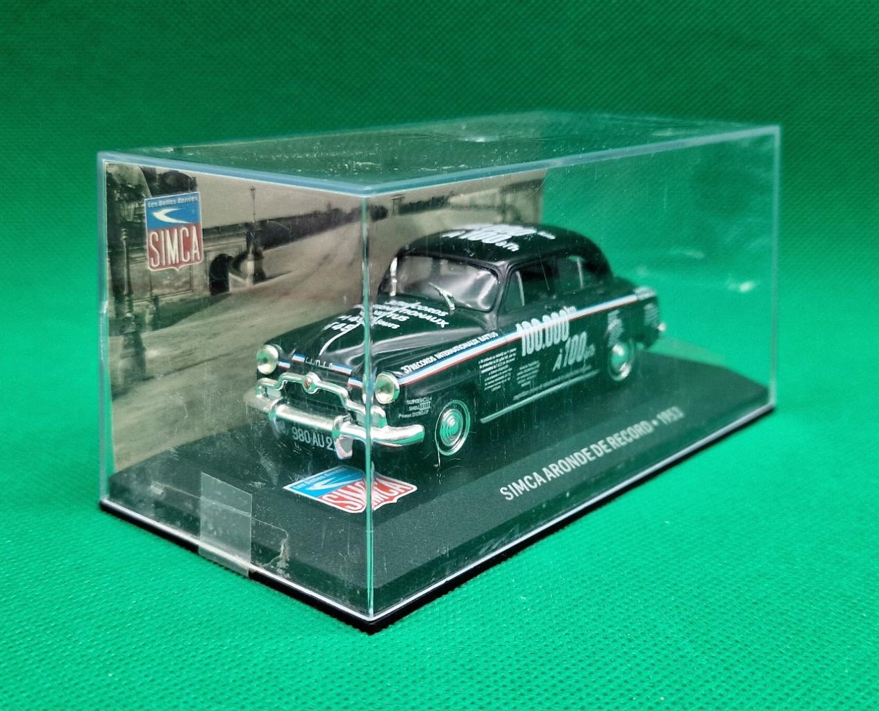 Simca 9 Aronde de record 1953 1/43e LesAnciennes.com