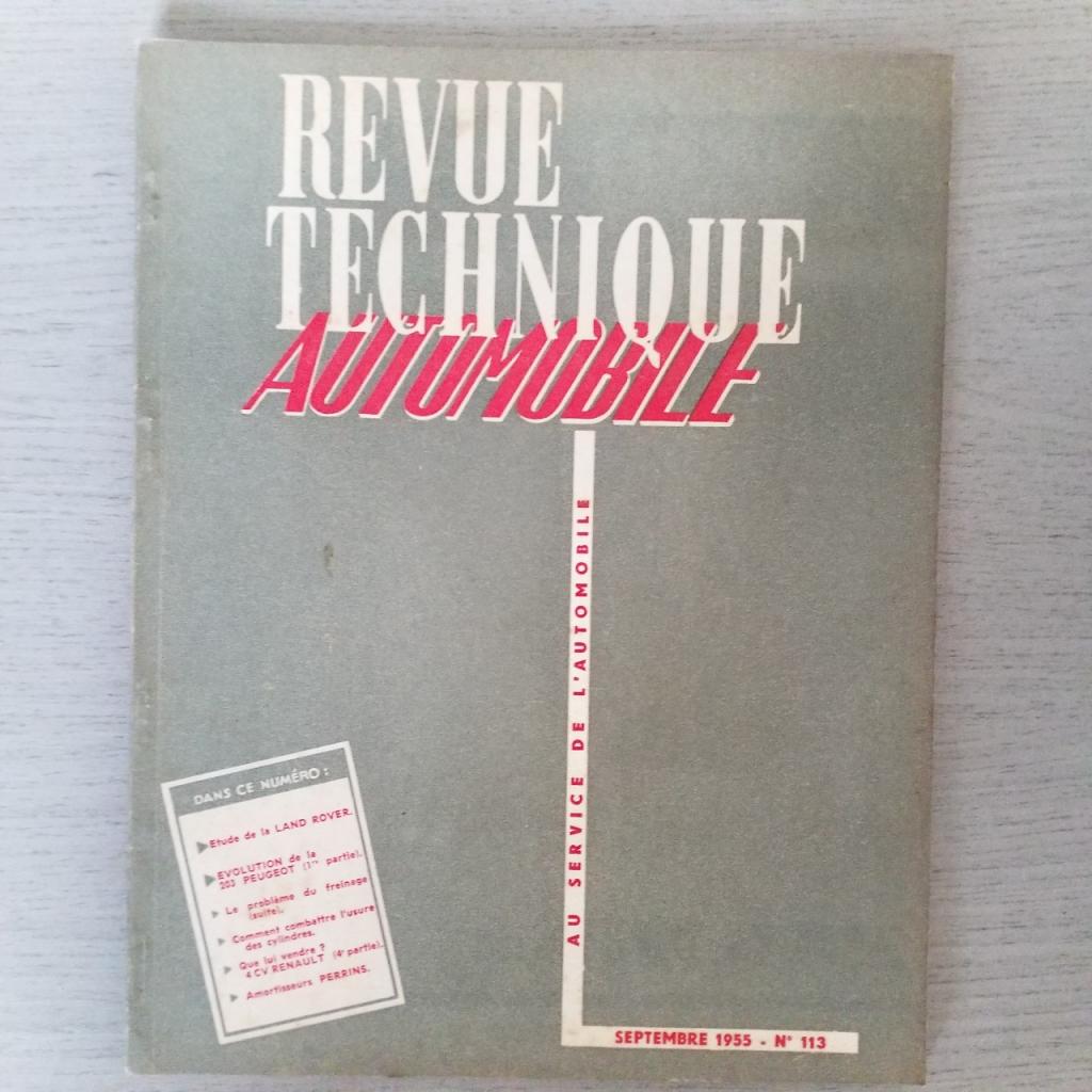 RTA Étude de la Land Rover septembre 1955 LesAnciennes.com