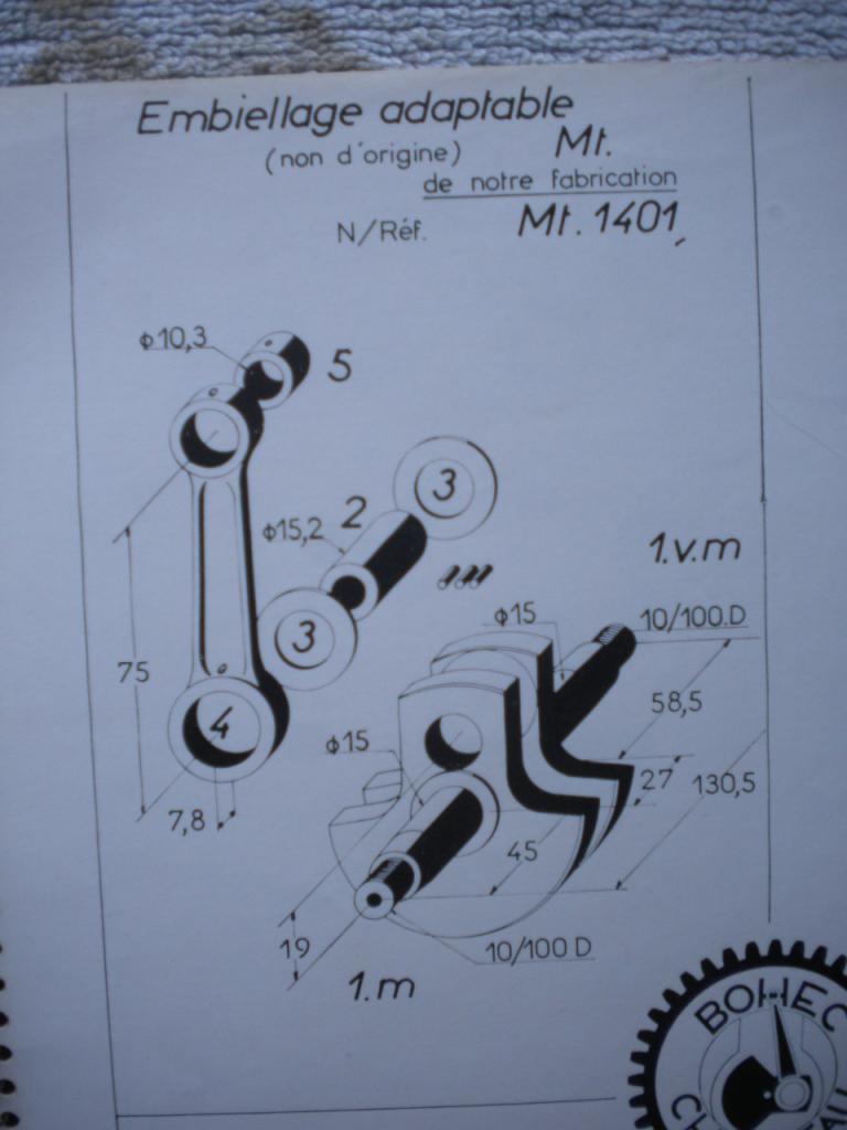 Embiellage MOTOBLOC embiellage d'époque LesAnciennes.com