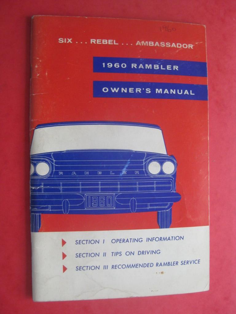 Rambler Six, Rebel, Ambassador 1960. Notice LesAnciennes.com
