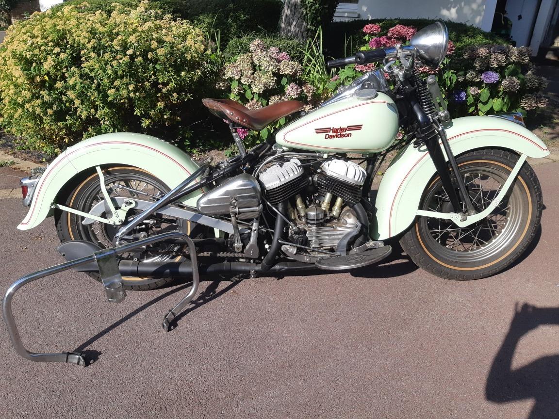 HARLEY DAVIDSON WLA civile - 1942 LesAnciennes.com