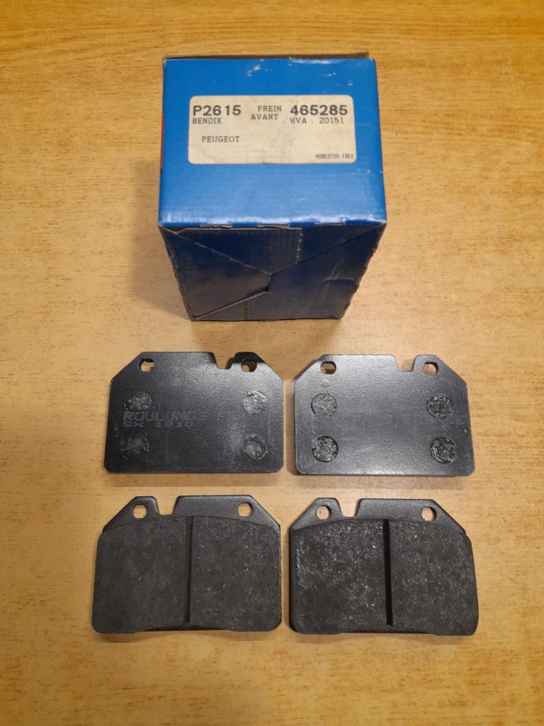 Plaquettes de Frein Avant Peugeot 204 304 LesAnciennes.com