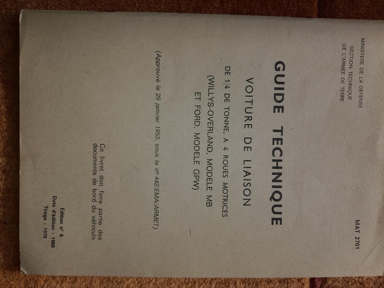 Guide technique Willys-Overland LesAnciennes.com