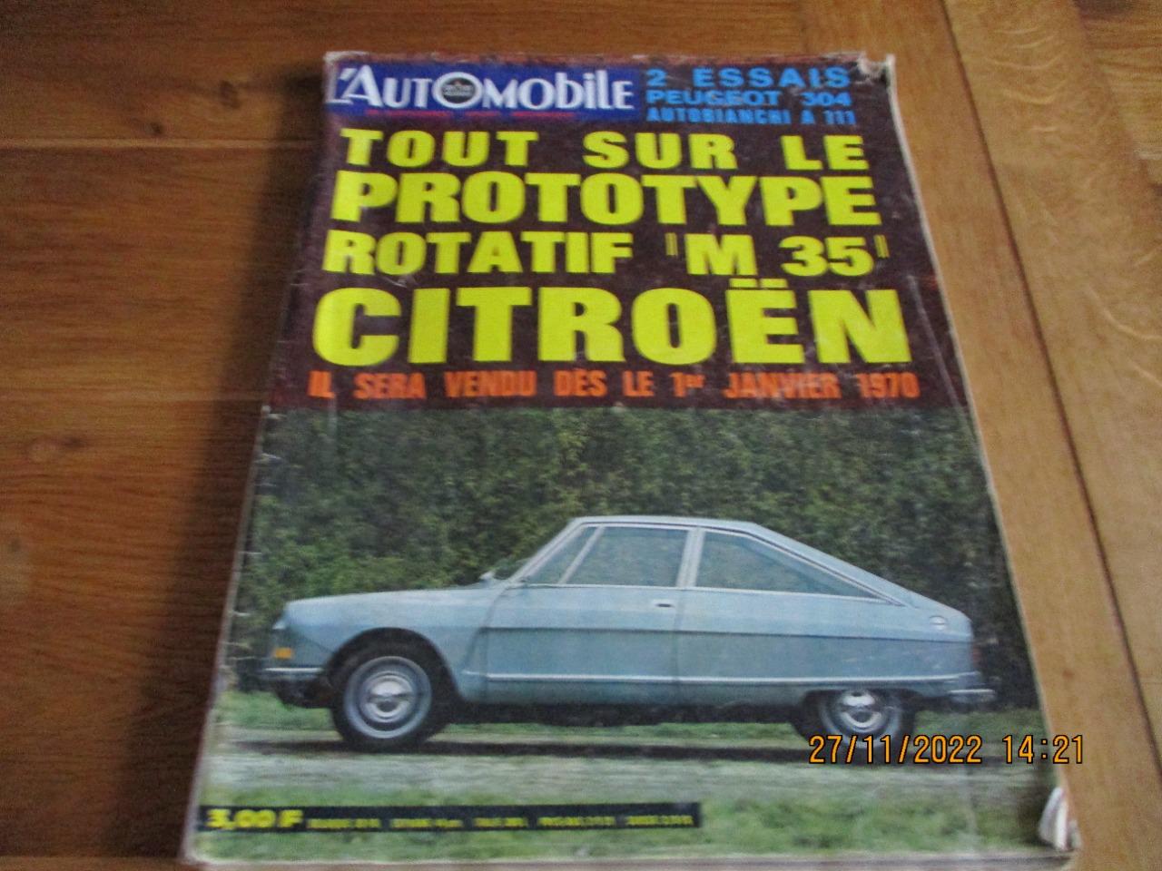 Revue automobile n°283 prototype rotatif LesAnciennes.com
