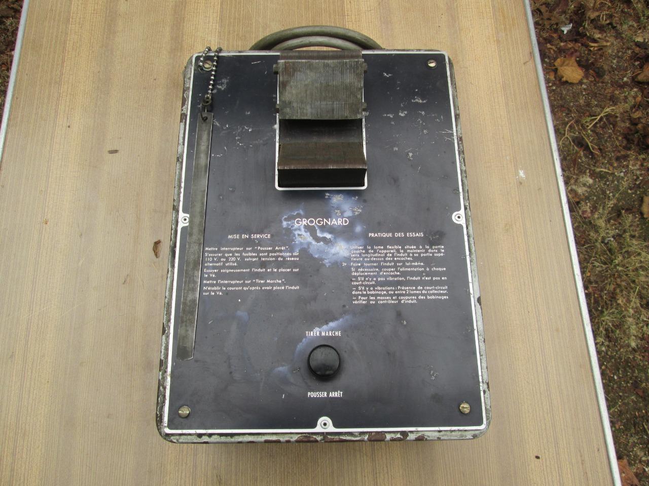 BANC DE CONTROLE D'INDUITS SOURIAU 1197 LesAnciennes.com