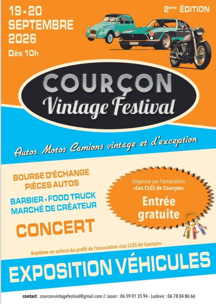 Courçon Vintage Festival LesAnciennes.com