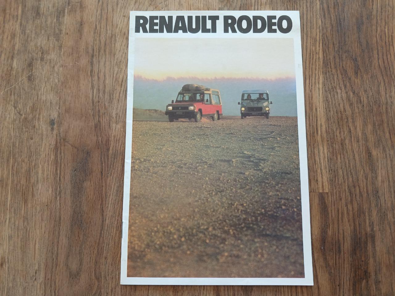 Catalogue RENAULT Rodéo 4 et 6 1300 1981 LesAnciennes.com