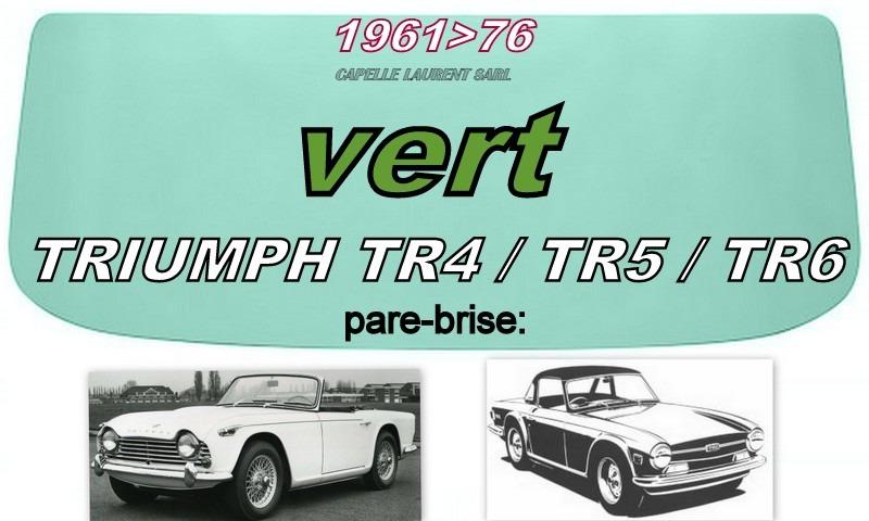 TRIUMPH TR3/ TR6 /TR7.SPITFIRE STAG PARE BRISE LesAnciennes.com