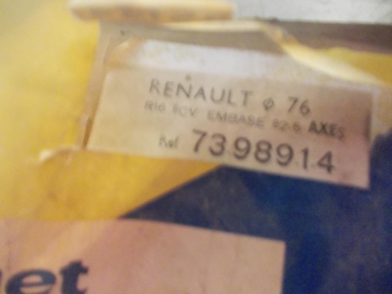 Chemises RENAULT 16 (R16) LesAnciennes.com