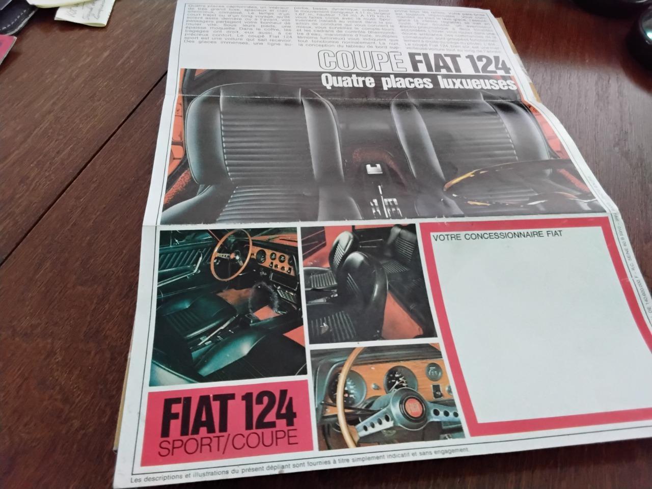 Pub FIAT 125 ,coupé 850ff LesAnciennes.com