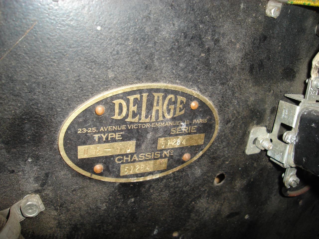 1937 DELAGE D6 cabriolet, foto 4