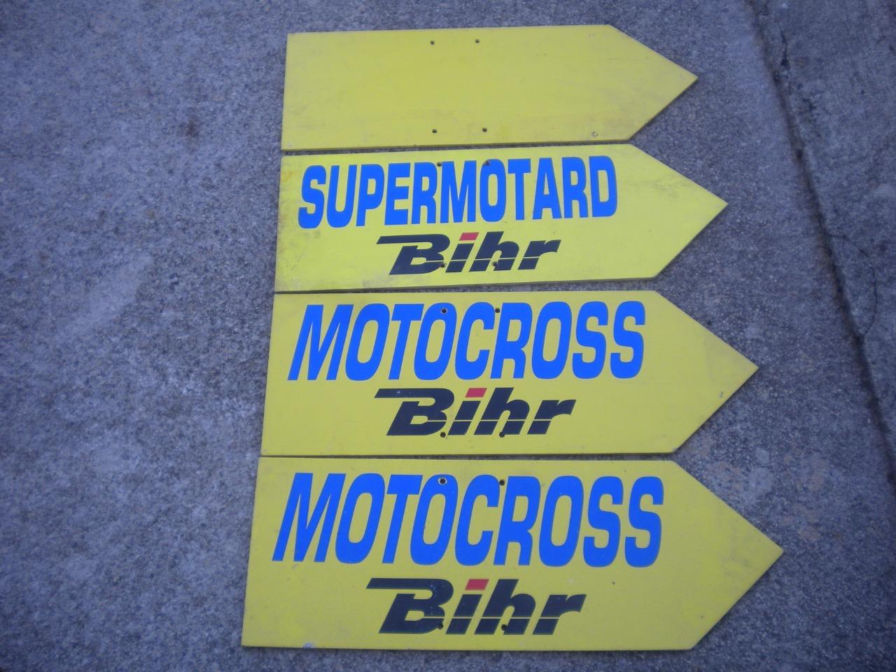 Pièces 4 PANCARTES Super motard moto cross LesAnciennes.com