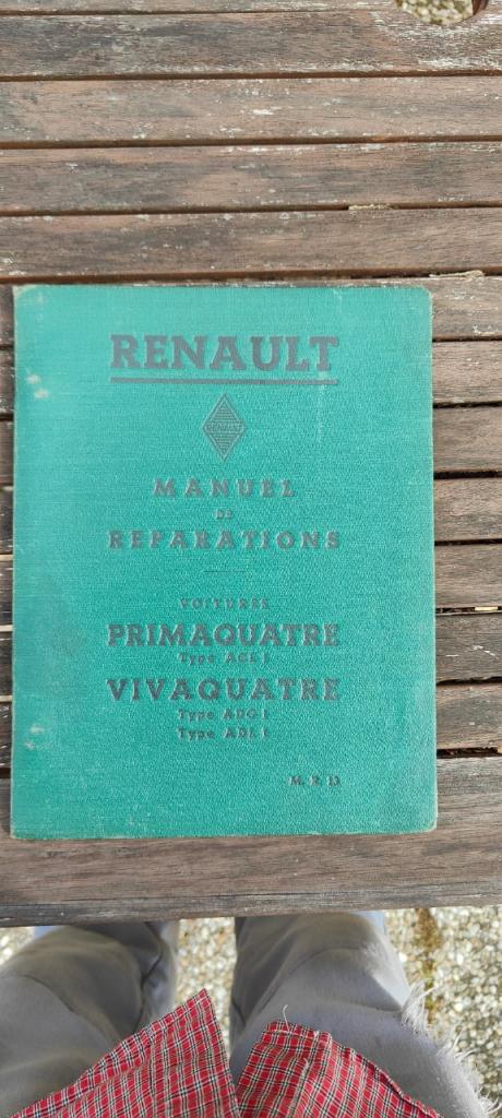 Manuel de réparation Prima et Vivaquatre Rena LesAnciennes.com