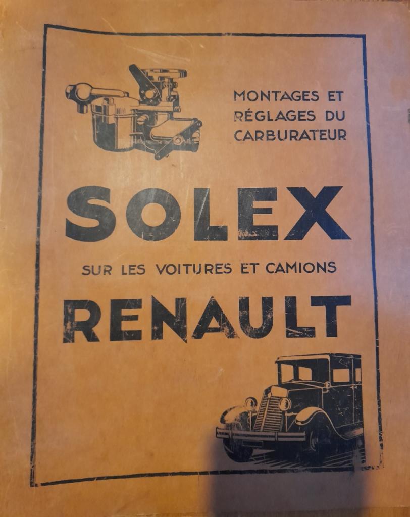 Solex farde technique de 1931 LesAnciennes.com