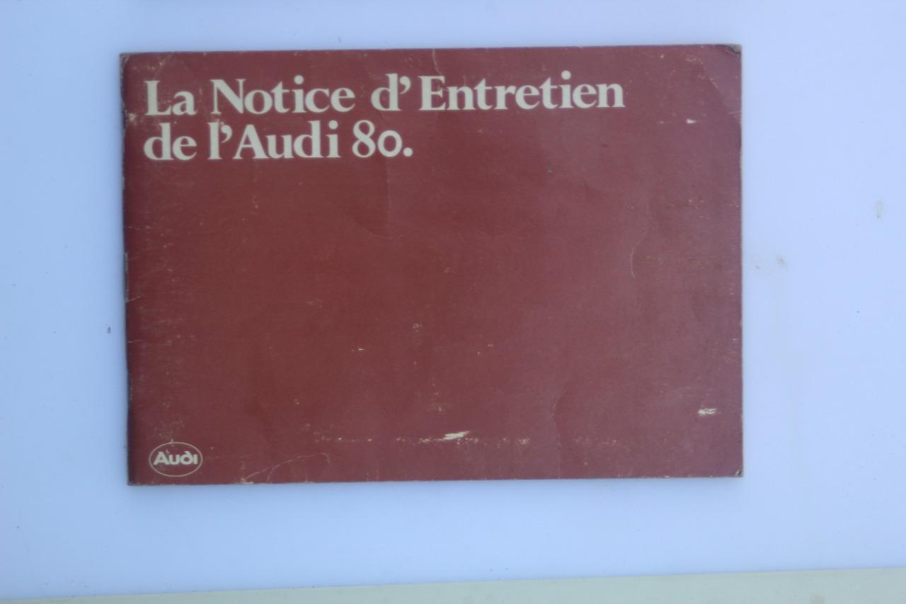 Carnet notice d'entretien Audi LesAnciennes.com