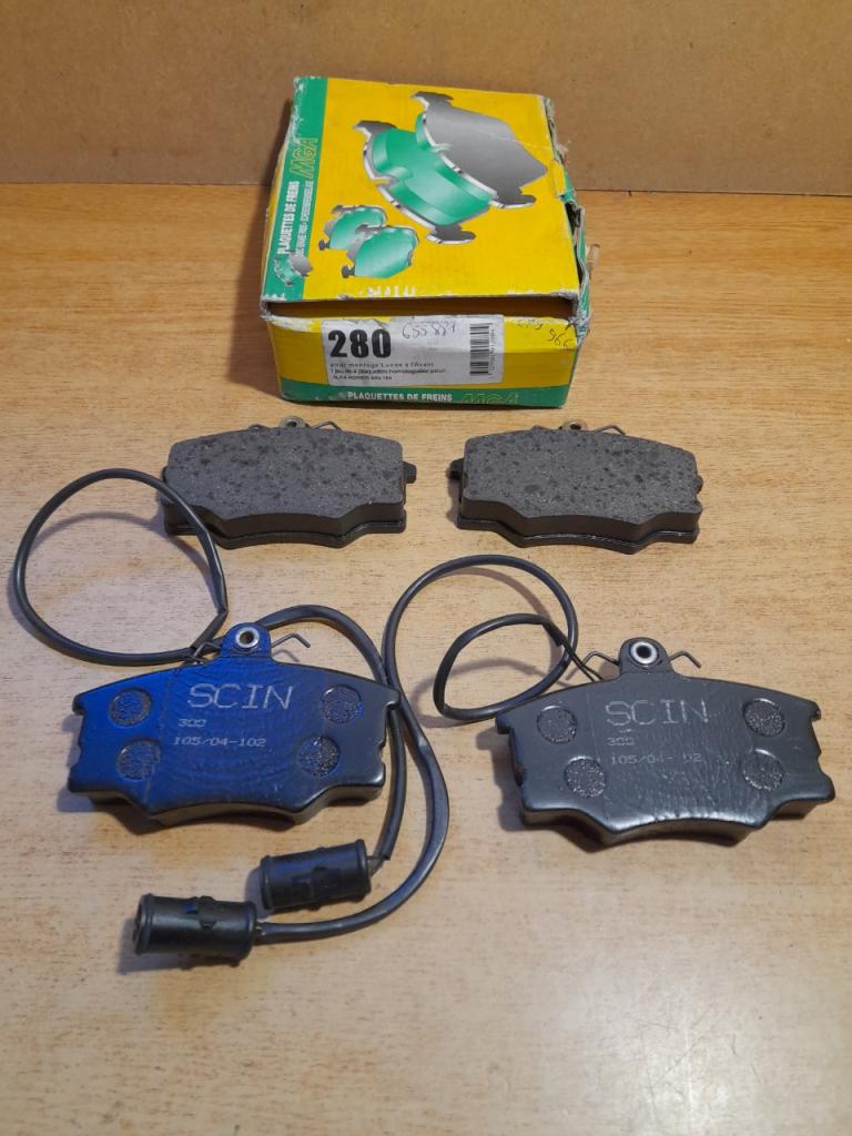 Plaquettes de frein avant alfa Roméo 164 MGA280 LesAnciennes.com