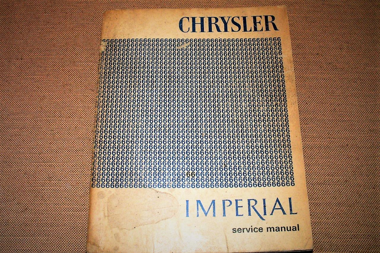 Chrysler & Imperial 1966: Manuel d'atelier LesAnciennes.com