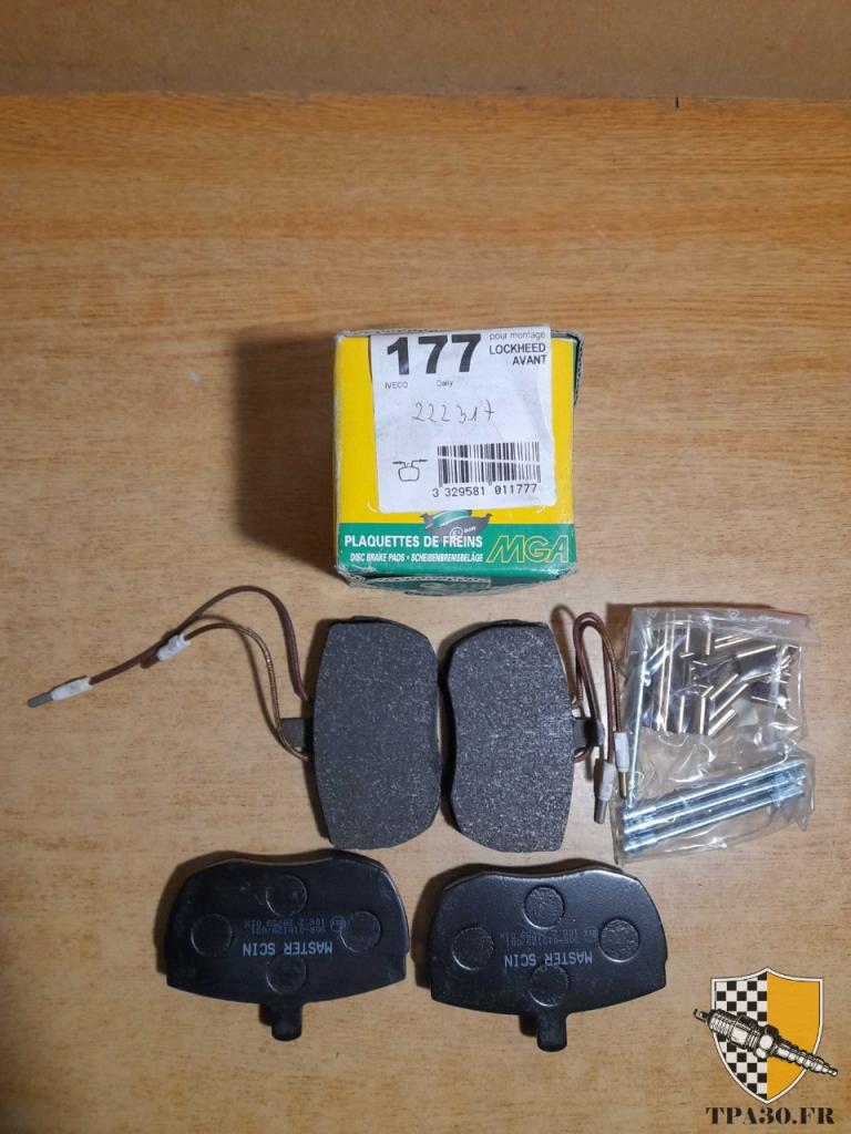 Plaquettes de frein avant Iveco daily LesAnciennes.com