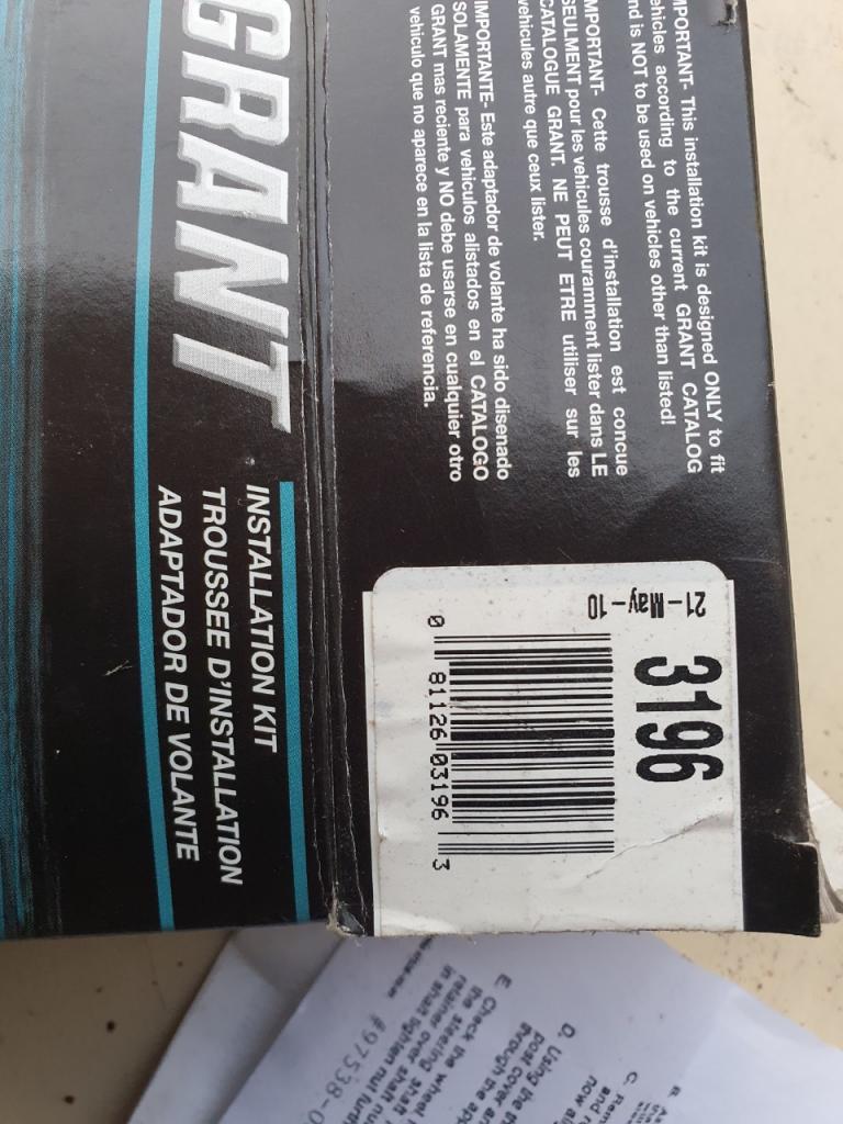 Kit volant CHEVROLET Moyeu volant grant 3196 à vendre