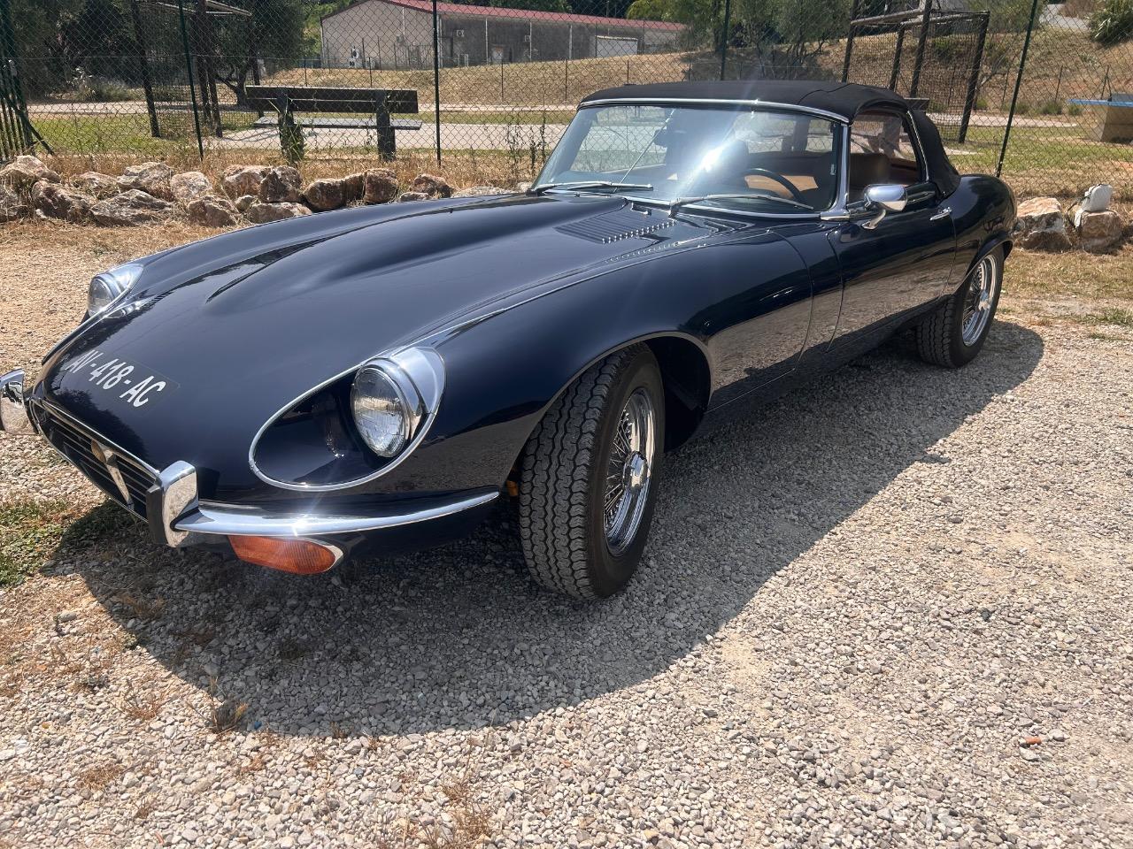 JAGUAR Type E Série 4 v12 cabriole - 1973 LesAnciennes.com