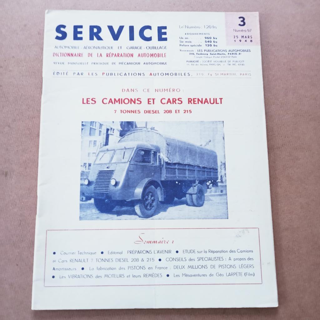 REVUE SERVICE CAMIONS ET CARS RENAULT LesAnciennes.com