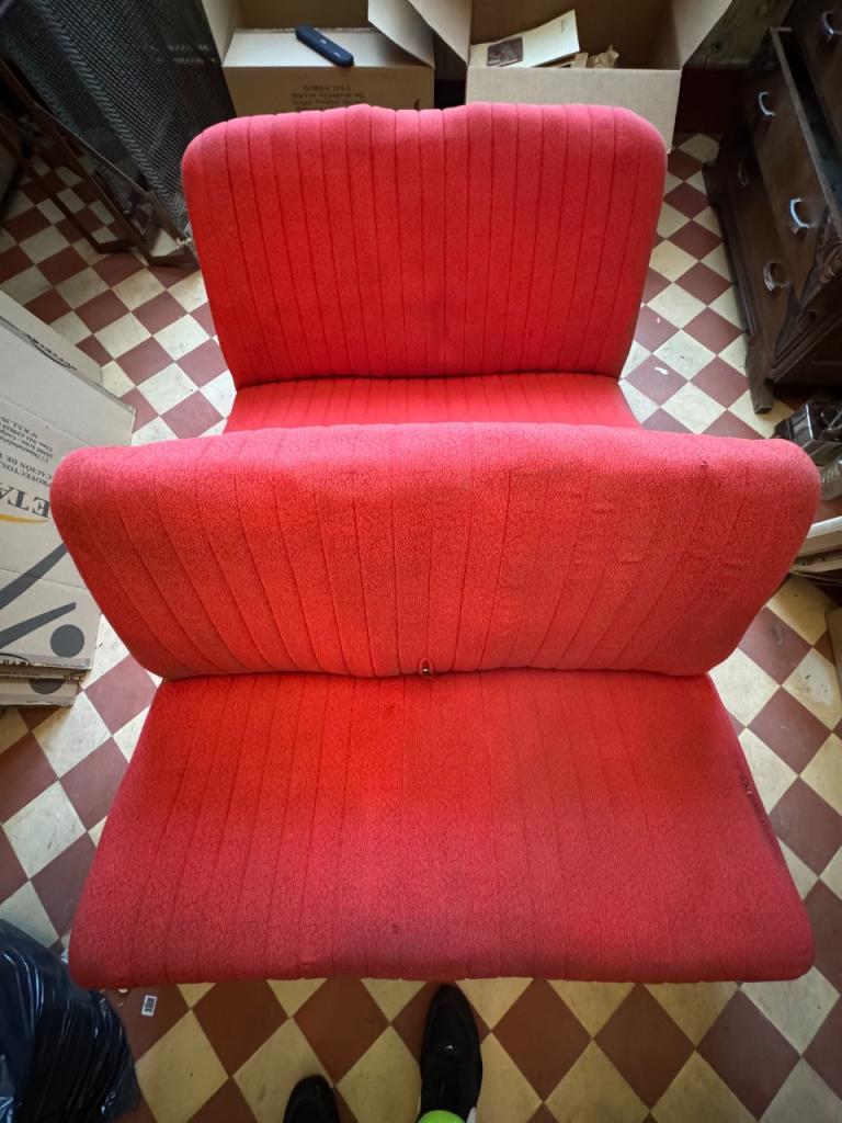 Paire de banquettes d'origine Citroën 2CV AZAM (A LesAnciennes.com