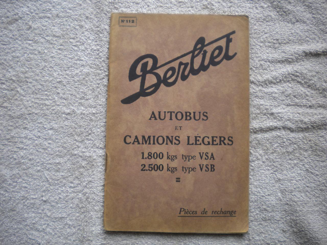 Berliet autobus camions légers 1930 catalogue LesAnciennes.com