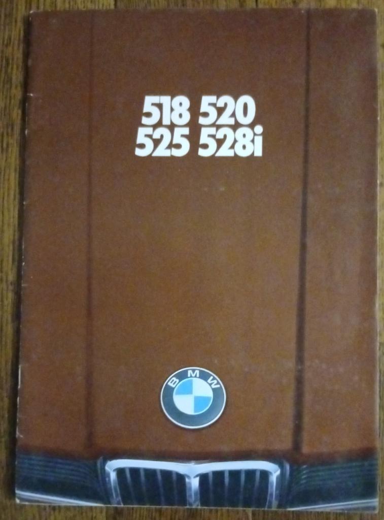 Brochure BMW série 5 de 1978 LesAnciennes.com