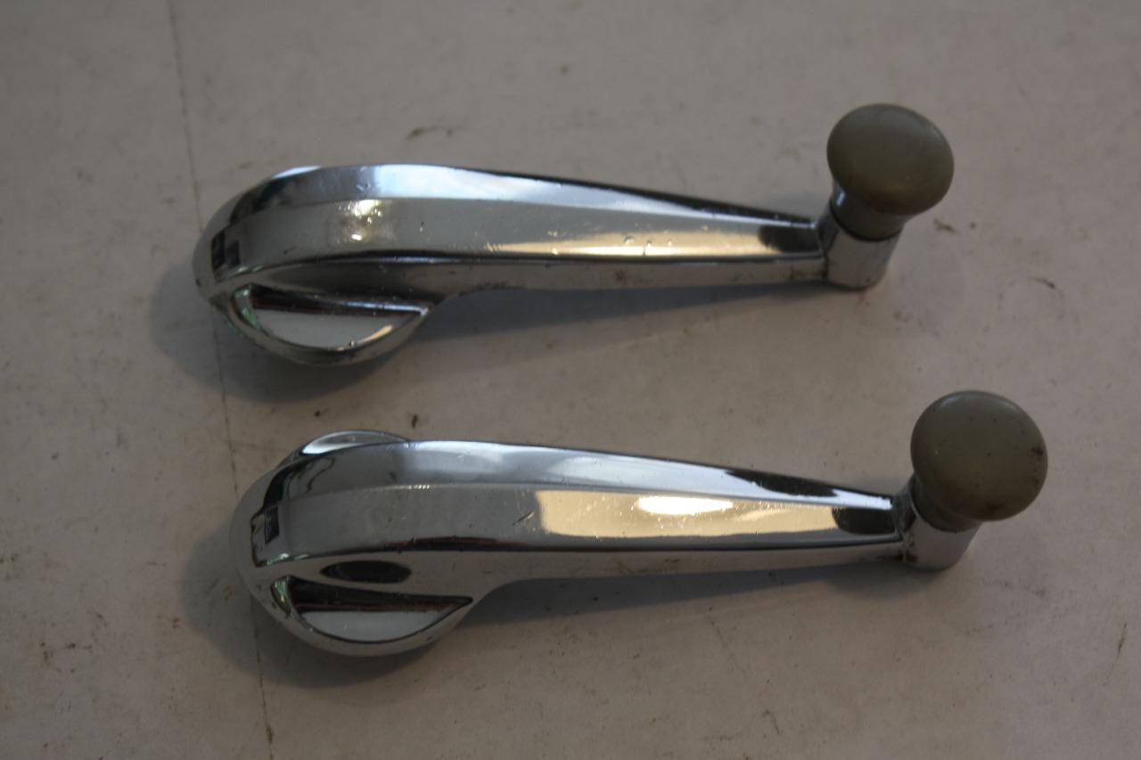 2 Manivelles De Lève-vitre Voiture En ABS - Compatible Multi-véhicules (16 Dents, 13mm) - Facile à Installer, Remplacement Fiable