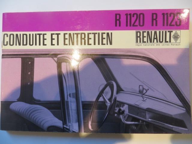 Manuel de conduite R1120-1123 LesAnciennes.com