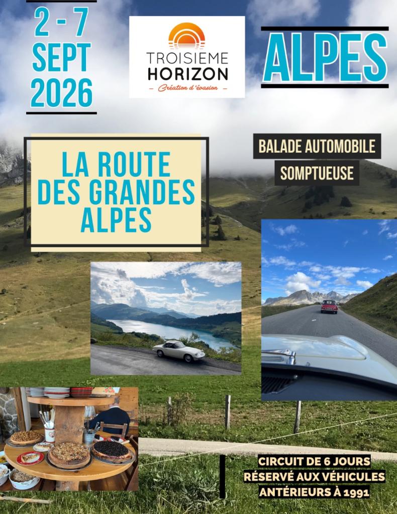 LA ROUTE DES GRANDES ALPES LesAnciennes.com