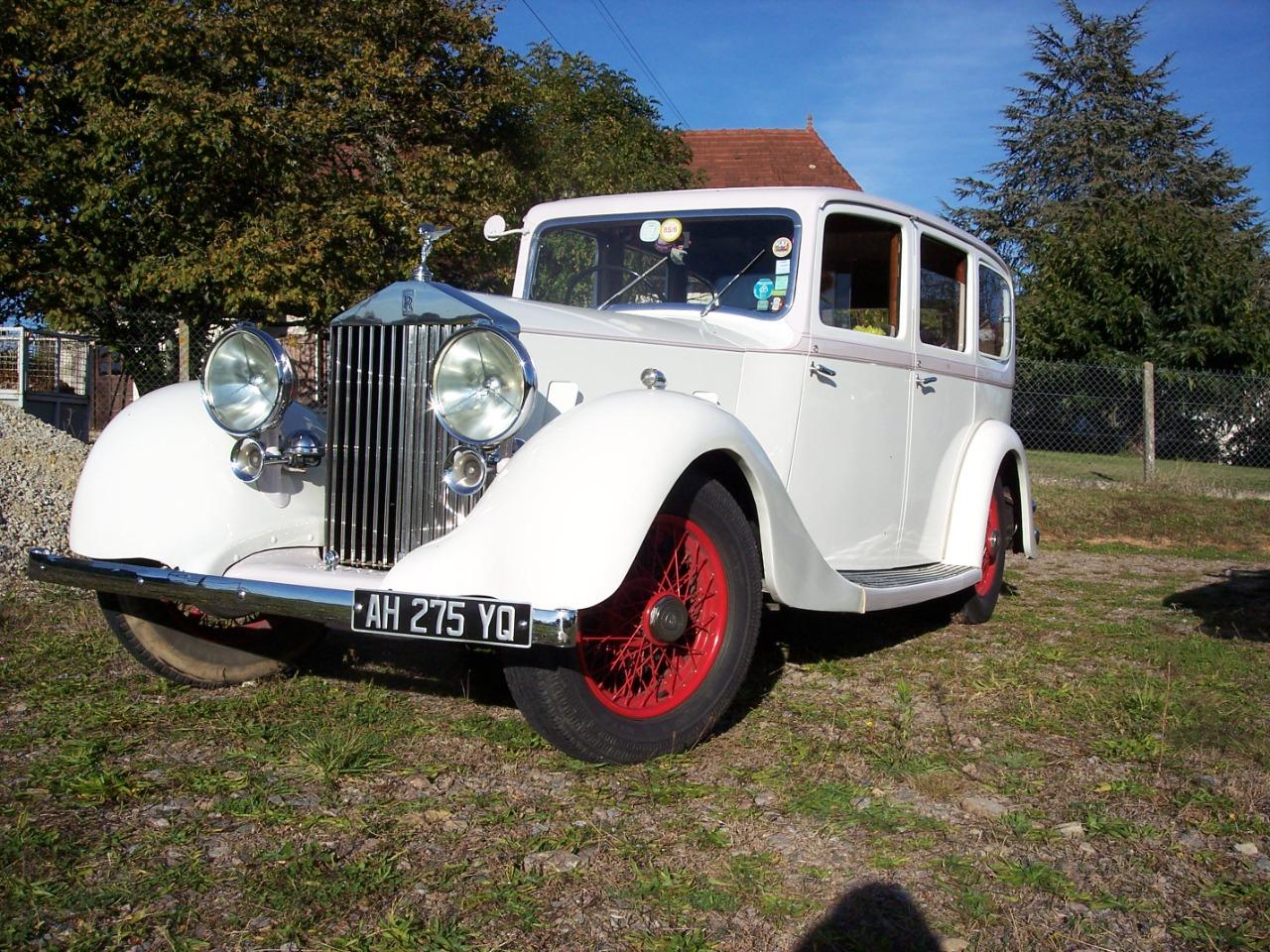 ROLLS ROYCE 25/30 limousine séparation - 1936 LesAnciennes.com