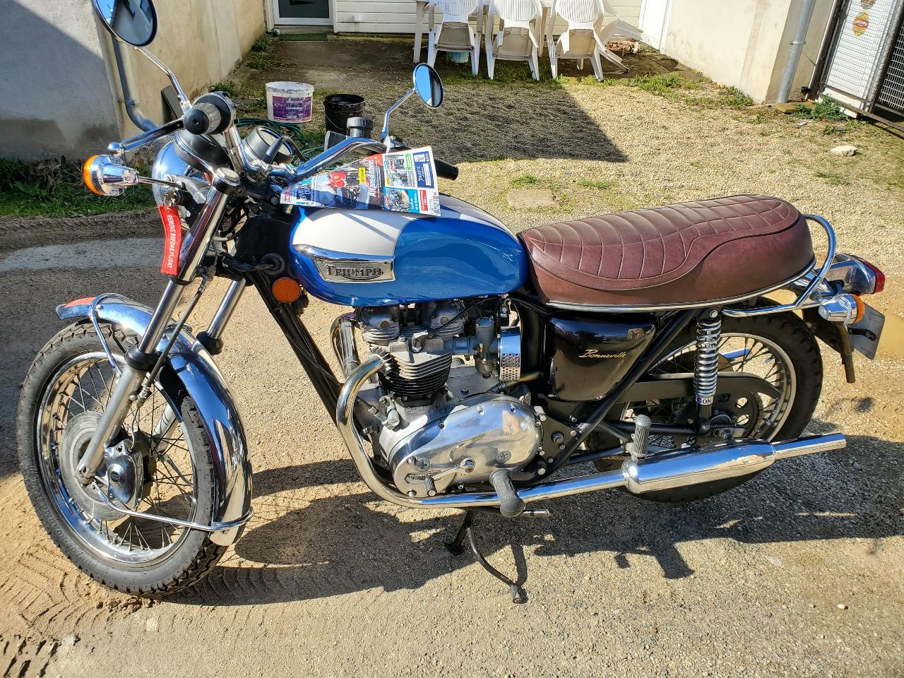 TRIUMPH Bonneville T140 - 1977 LesAnciennes.com