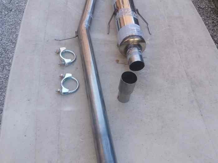LIGNE ECHAPPEMENT INOX PEUGEOT 205 GTI Gr 1.6/1.9 LesAnciennes.com