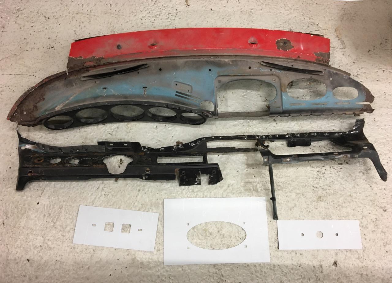 Tableau de bord Cadre pare-brise Porsche 911 912 F LesAnciennes.com