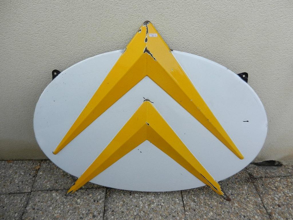 Plaque émaillée agent Citroën LesAnciennes.com