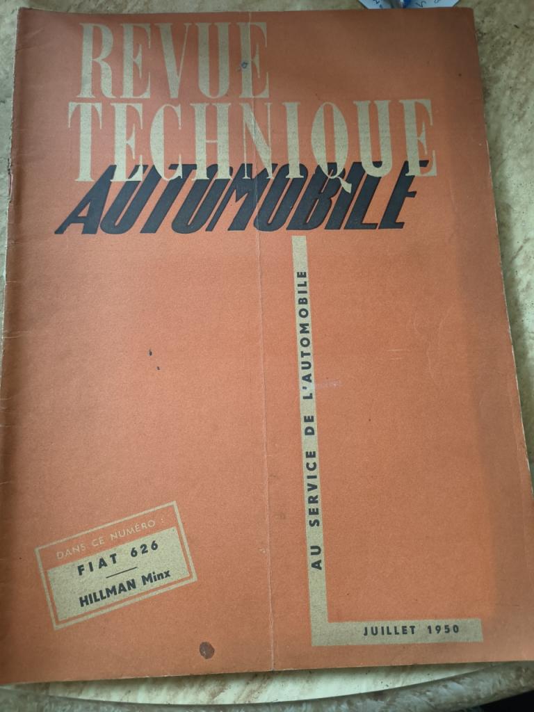 RTA Fiat 626 & Hillman Minx LesAnciennes.com