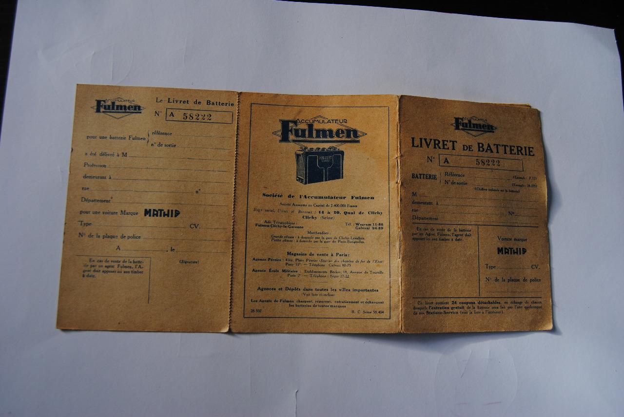 Livret Fulmen Mathis LesAnciennes.com