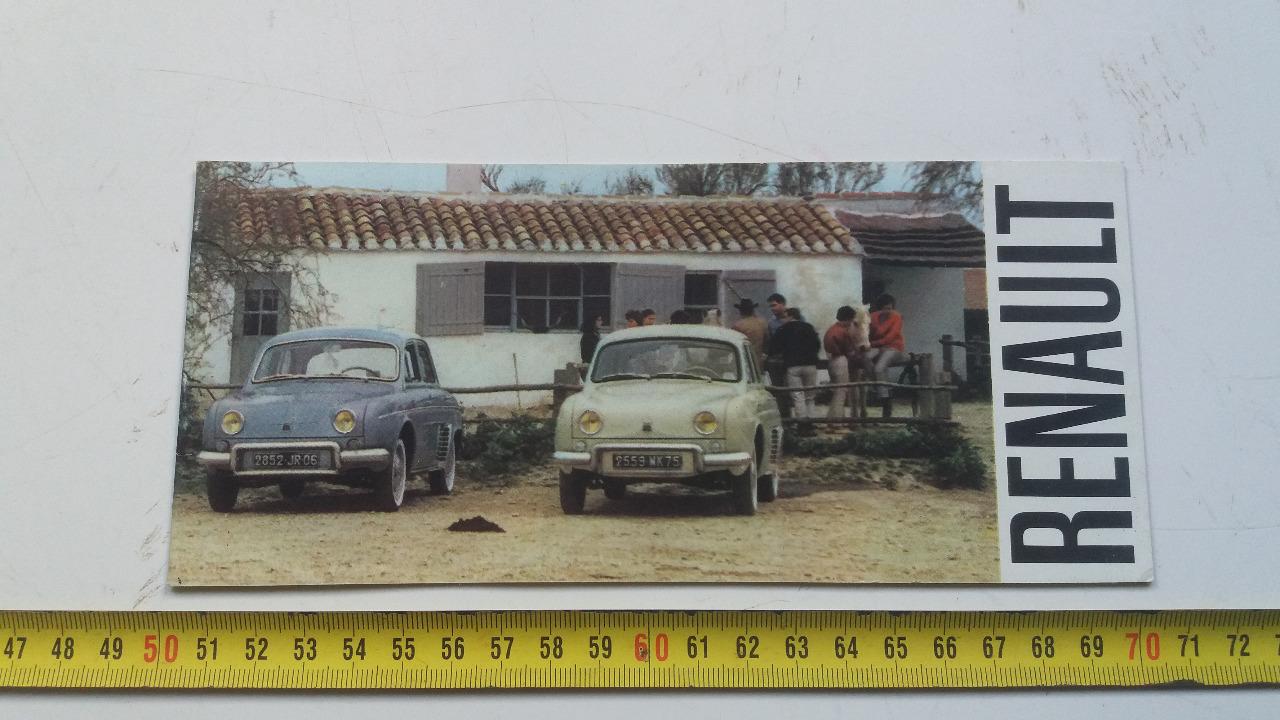 Brochure ancienne Renault Dauphine LesAnciennes.com