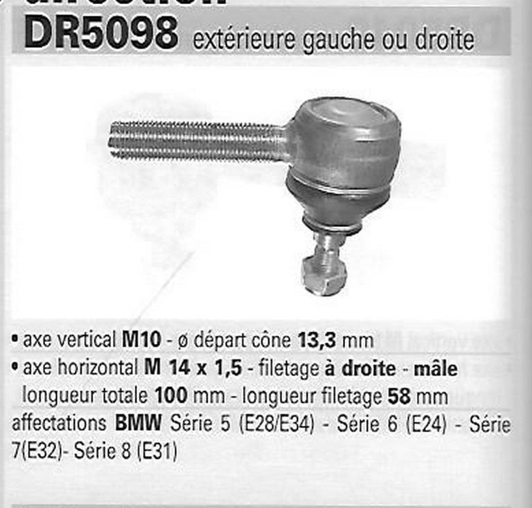 Rotules de direction BMW 520 LesAnciennes.com