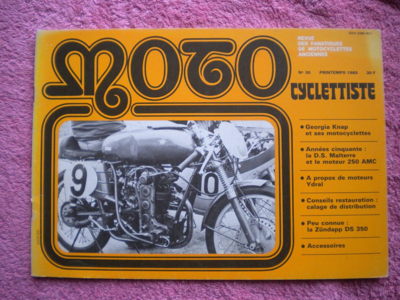 Georgia Knap DS Malterre AMC Zundapp DS 350 LesAnciennes.com
