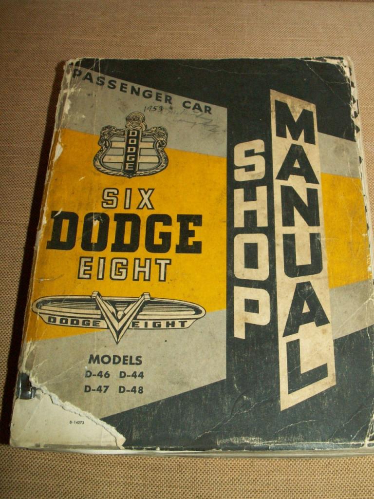 Dodge 1953 SIx & Eight manuel d'atelier LesAnciennes.com